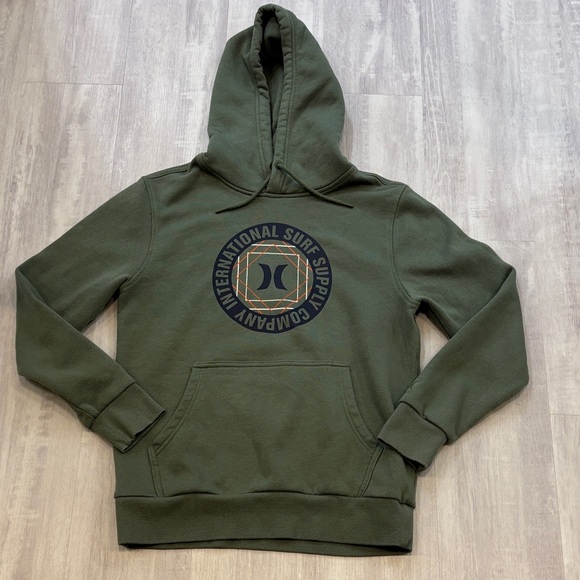 Hurley Other - Hurley Olive Green Surf Hoodie with pockets Small